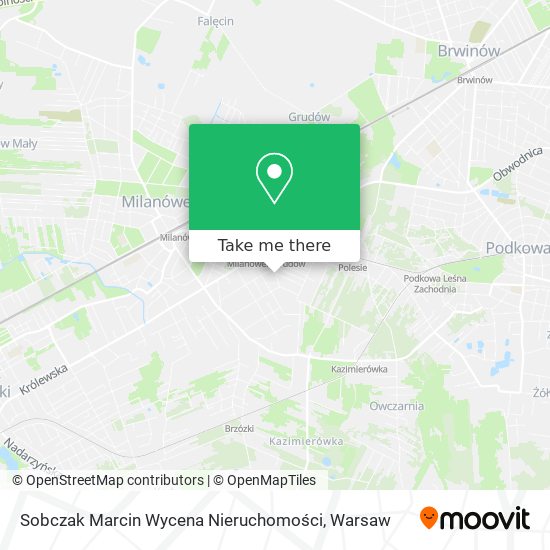 Sobczak Marcin Wycena Nieruchomości map