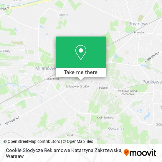 Cookie Słodycze Reklamowe Katarzyna Zakrzewska map