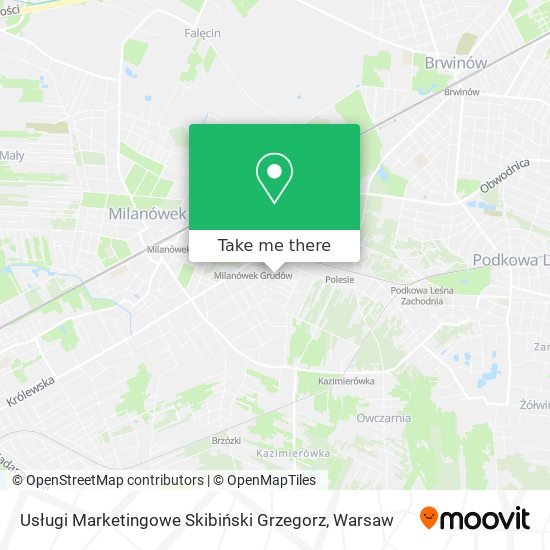 Usługi Marketingowe Skibiński Grzegorz map