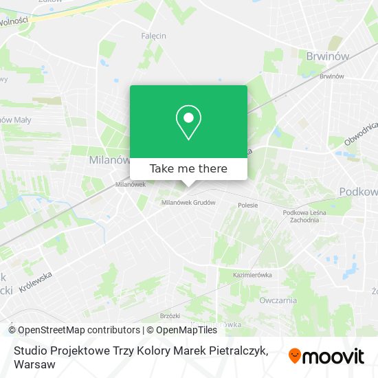 Studio Projektowe Trzy Kolory Marek Pietralczyk map