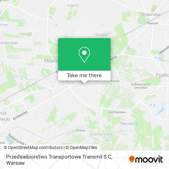 Przedsiebiorstwo Transportowe Transmil S C map