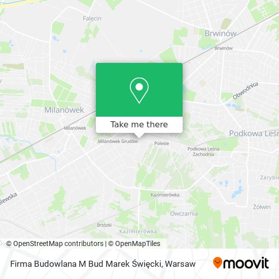 Firma Budowlana M Bud Marek Święcki map