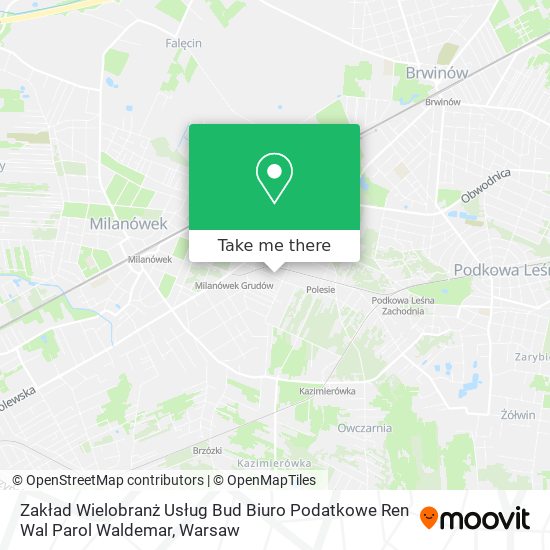 Zakład Wielobranż Usług Bud Biuro Podatkowe Ren Wal Parol Waldemar map