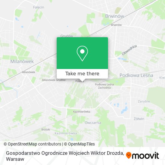 Gospodarstwo Ogrodnicze Wojciech Wiktor Drozda map