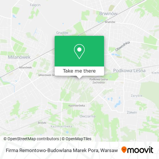 Firma Remontowo-Budowlana Marek Pora map