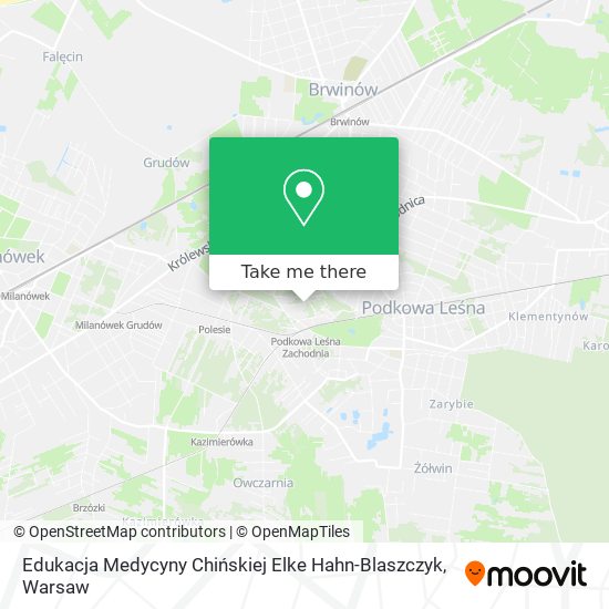 Edukacja Medycyny Chińskiej Elke Hahn-Blaszczyk map