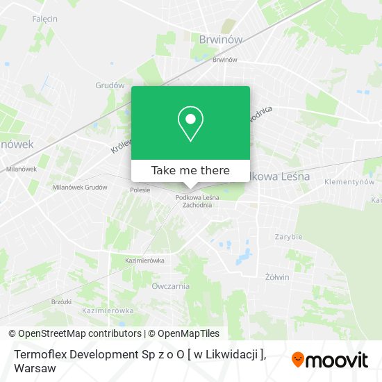 Termoflex Development Sp z o O [ w Likwidacji ] map