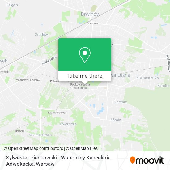 Sylwester Pieckowski i Wspólnicy Kancelaria Adwokacka map