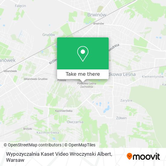 Wypozyczalnia Kaset Video Wroczynski Albert map