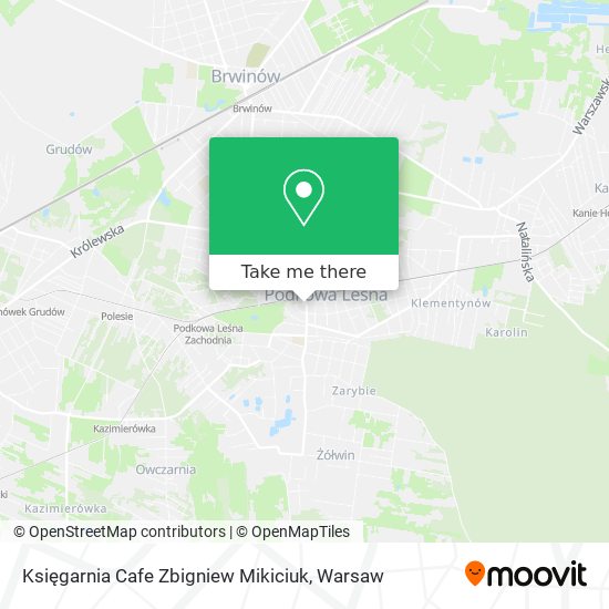 Księgarnia Cafe Zbigniew Mikiciuk map