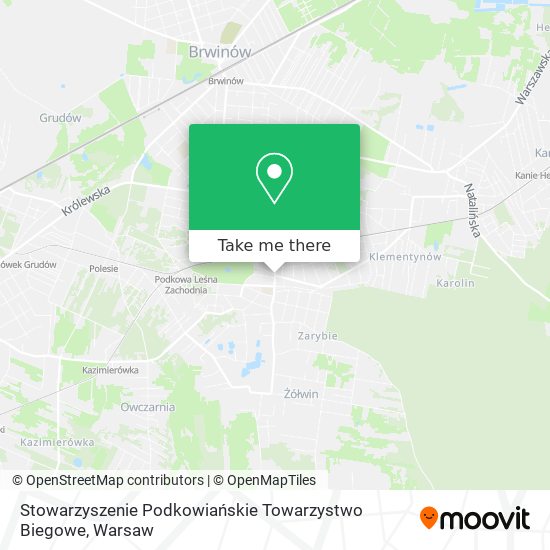 Stowarzyszenie Podkowiańskie Towarzystwo Biegowe map