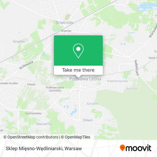 Sklep Mięsno-Wędliniarski map