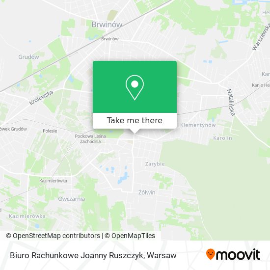 Biuro Rachunkowe Joanny Ruszczyk map