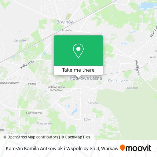 Kam-An Kamila Antkowiak i Wspólnicy Sp.J map