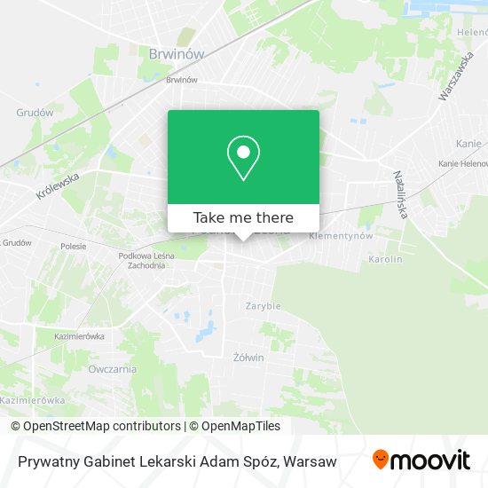 Prywatny Gabinet Lekarski Adam Spóz map