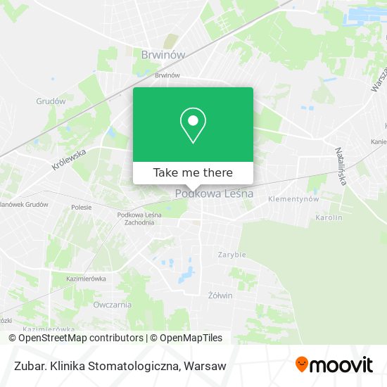 Zubar. Klinika Stomatologiczna map