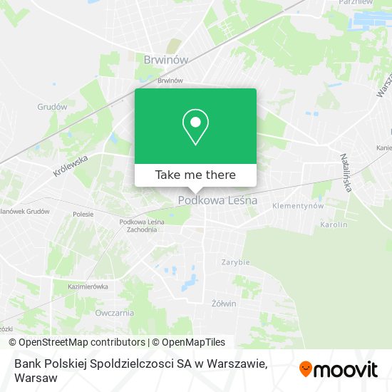 Bank Polskiej Spoldzielczosci SA w Warszawie map