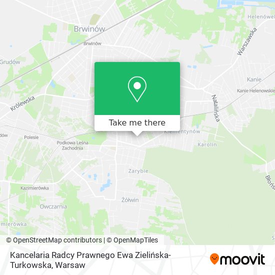 Kancelaria Radcy Prawnego Ewa Zielińska-Turkowska map