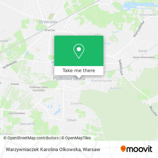 Warzywniaczek Karolina Olkowska map