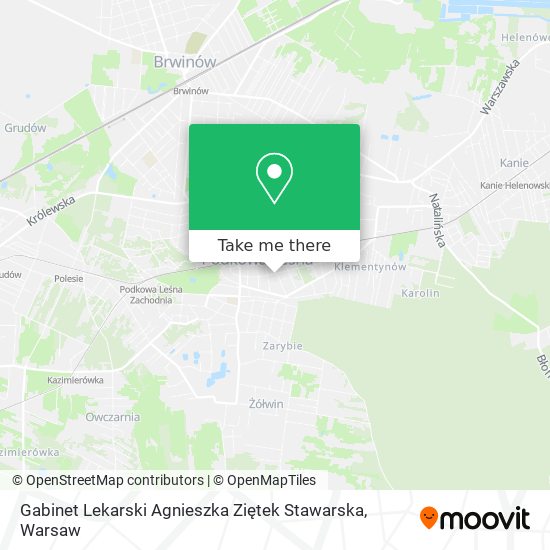 Gabinet Lekarski Agnieszka Ziętek Stawarska map