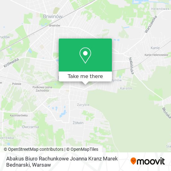 Abakus Biuro Rachunkowe Joanna Kranz Marek Bednarski map