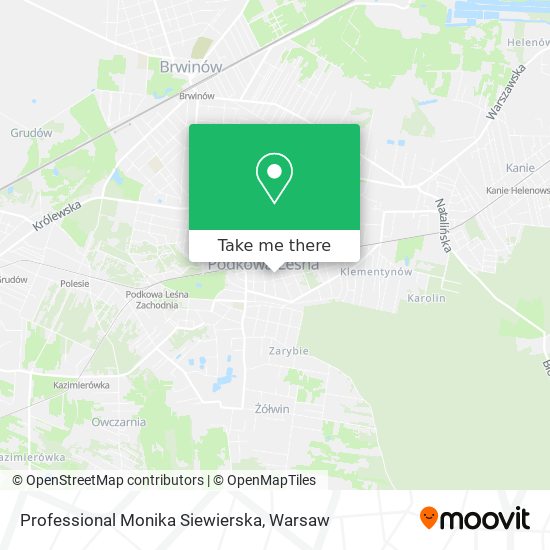 Professional Monika Siewierska map