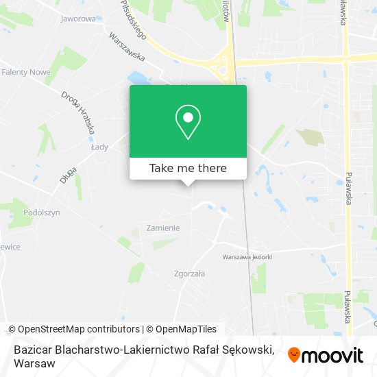 Bazicar Blacharstwo-Lakiernictwo Rafał Sękowski map