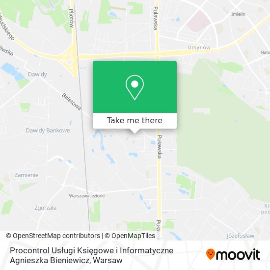 Procontrol Usługi Księgowe i Informatyczne Agnieszka Bieniewicz map