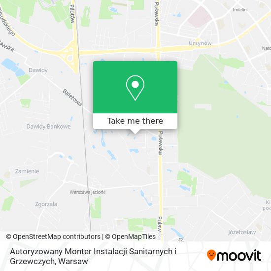 Autoryzowany Monter Instalacji Sanitarnych i Grzewczych map