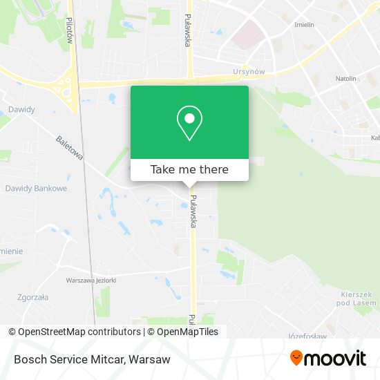 Bosch Service Mitcar map