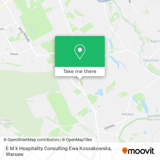 E M k Hospitality Consulting Ewa Kossakowska map