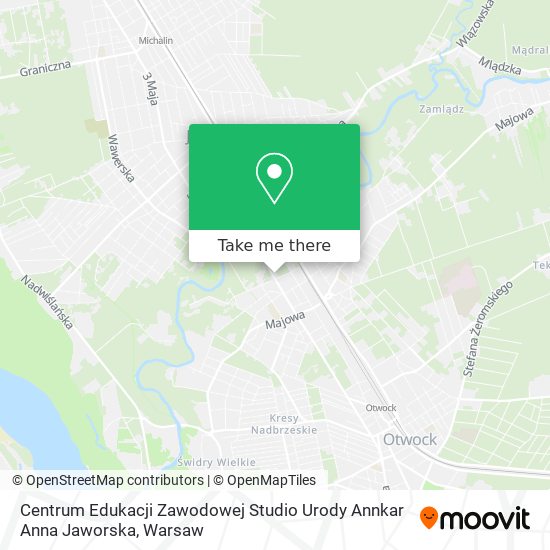 Centrum Edukacji Zawodowej Studio Urody Annkar Anna Jaworska map