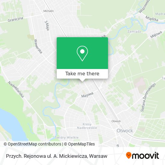 Przych. Rejonowa ul. A. Mickiewicza map