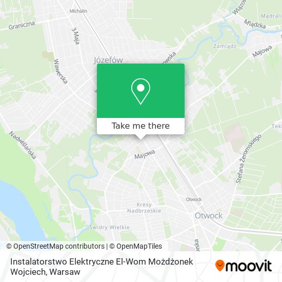 Instalatorstwo Elektryczne El-Wom Możdżonek Wojciech map