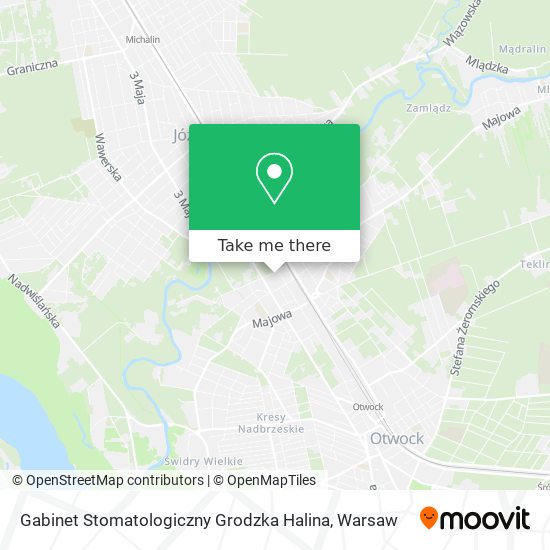 Gabinet Stomatologiczny Grodzka Halina map