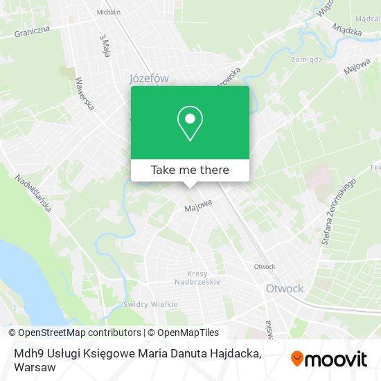 Mdh9 Usługi Księgowe Maria Danuta Hajdacka map