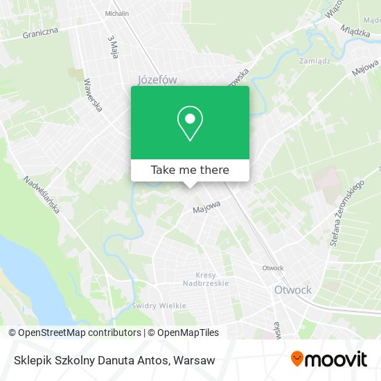 Sklepik Szkolny Danuta Antos map