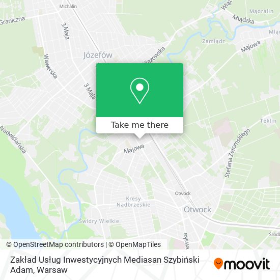 Zakład Usług Inwestycyjnych Mediasan Szybiński Adam map