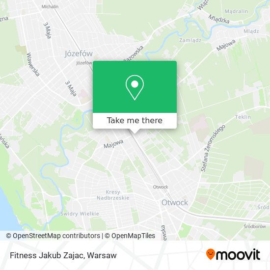 Fitness Jakub Zajac map