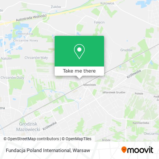 Fundacja Poland International map