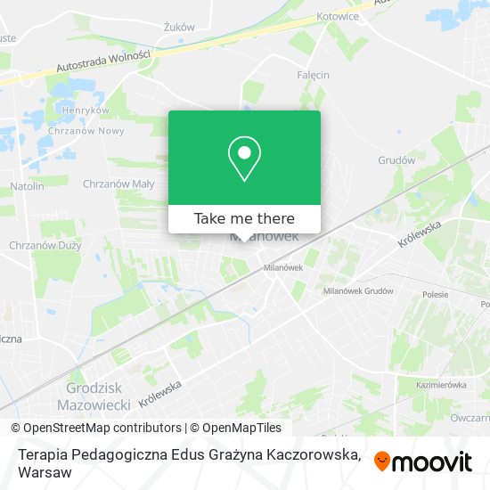 Terapia Pedagogiczna Edus Grażyna Kaczorowska map