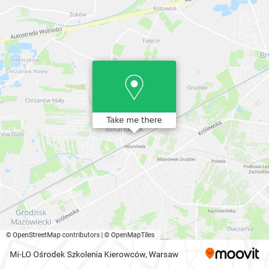 Mi-LO Ośrodek Szkolenia Kierowców map