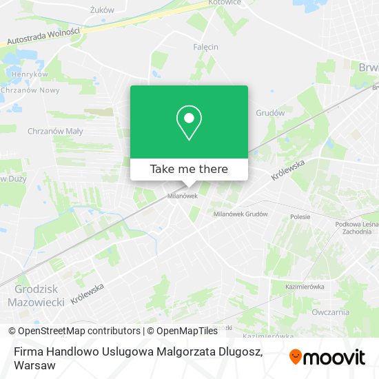 Firma Handlowo Uslugowa Malgorzata Dlugosz map