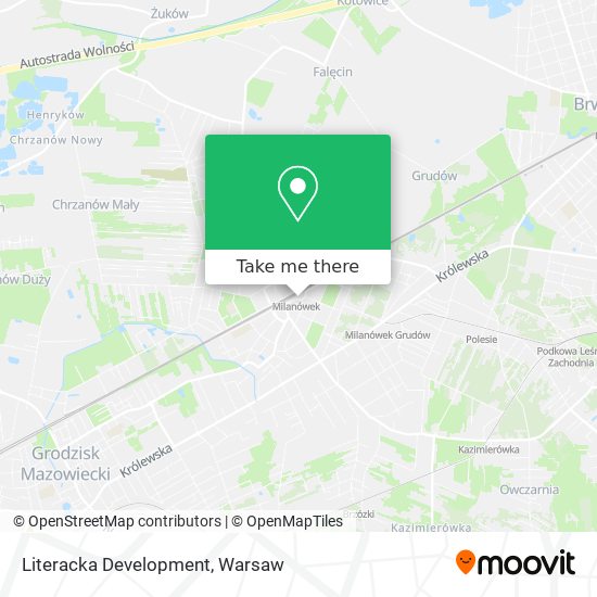 Literacka Development map