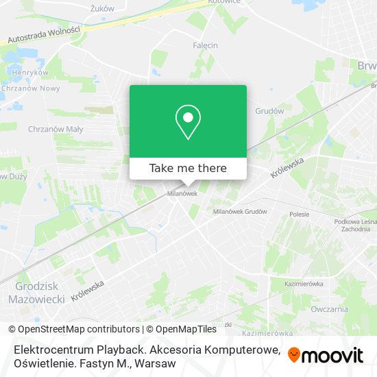 Elektrocentrum Playback. Akcesoria Komputerowe, Oświetlenie. Fastyn M. map