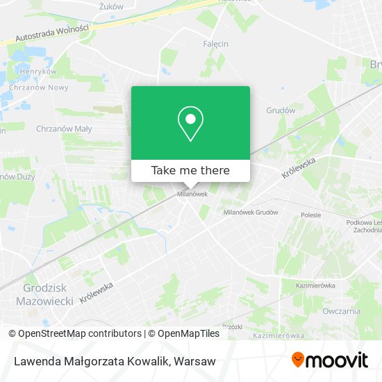 Lawenda Małgorzata Kowalik map