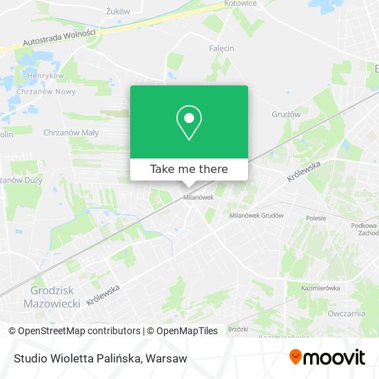 Studio Wioletta Palińska map