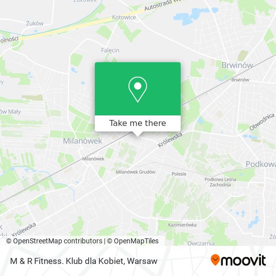 M & R Fitness. Klub dla Kobiet map