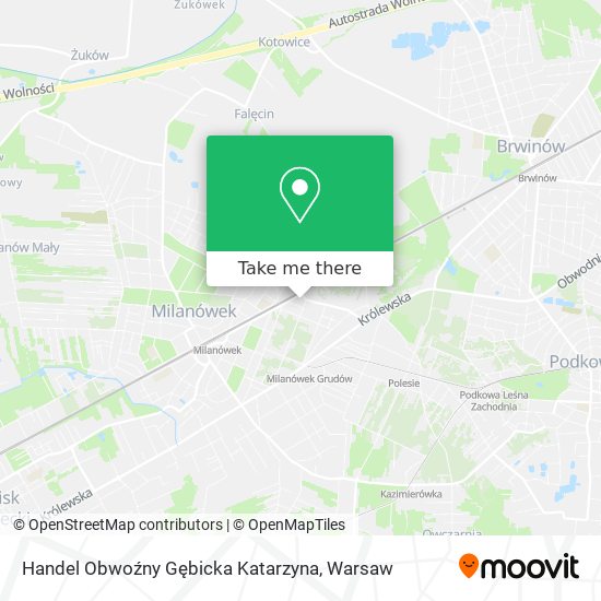 Handel Obwoźny Gębicka Katarzyna map