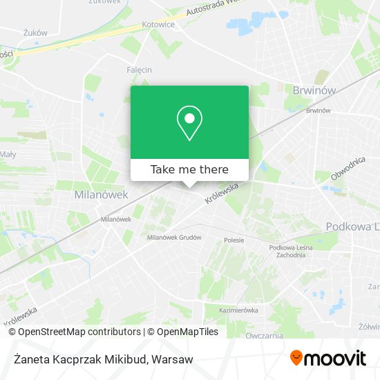 Żaneta Kacprzak Mikibud map